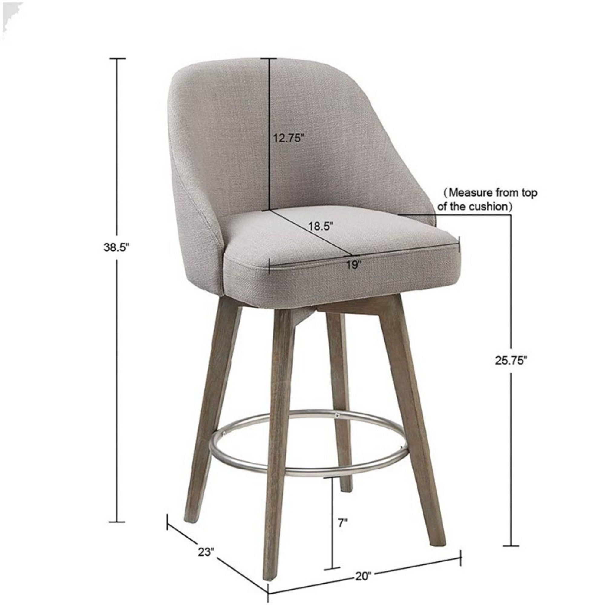 Counter Stool With Swivel Seat by Unique Piece Furniture