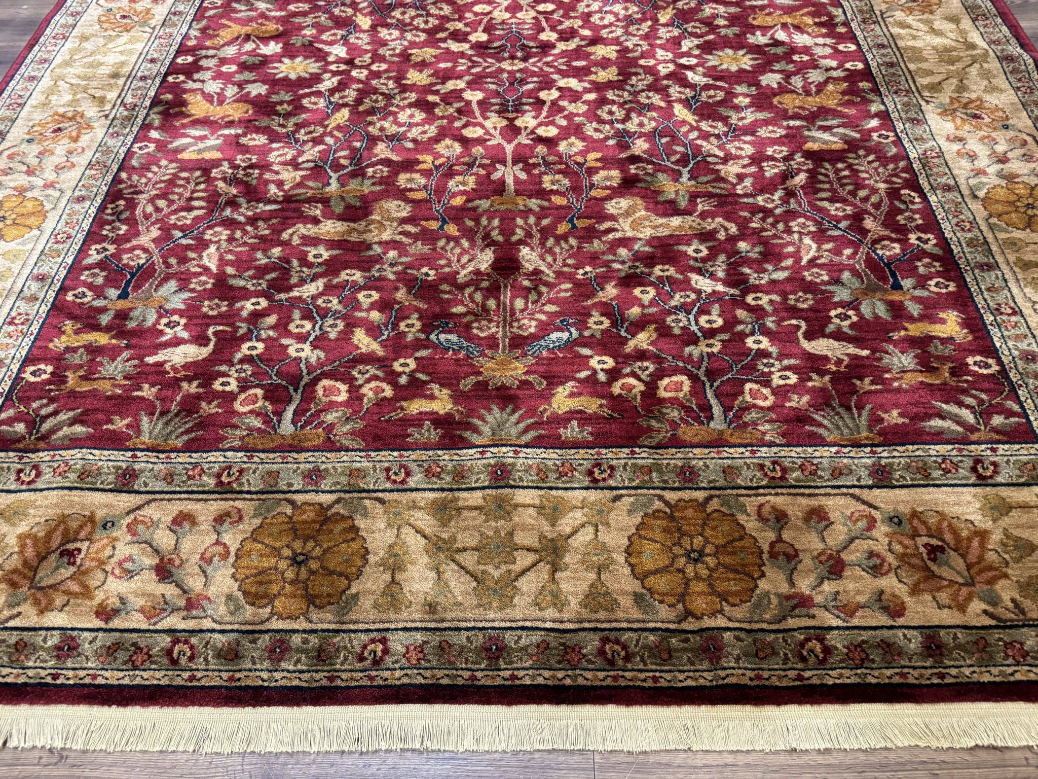 Karastan Rug 8.8 x 10, Antique Legends Emperor's Hunt 2200-204, Wool Vintage Discontinued Karastan by Jewel Rugs