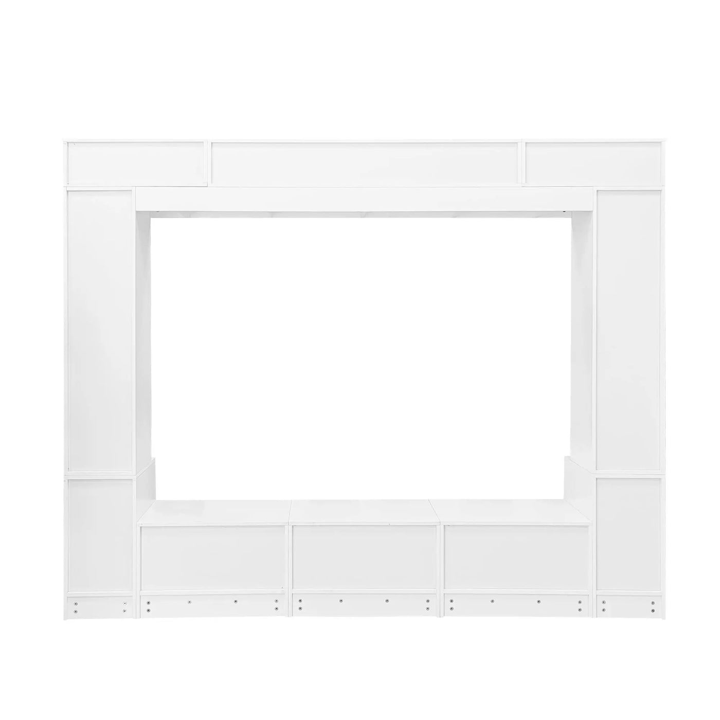 Wall Unit Entertainment Center With Bookshelves For TVs Up to 80" by HouseOfZazla