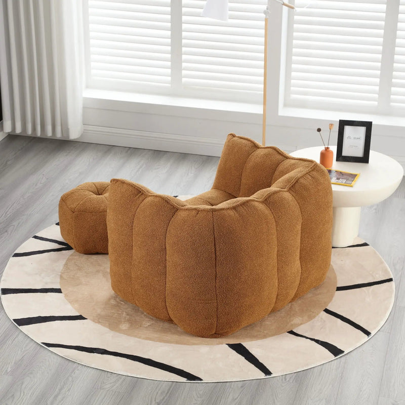Soft Bean Bag Chair With High Resilient Foam by HouseOfZazla