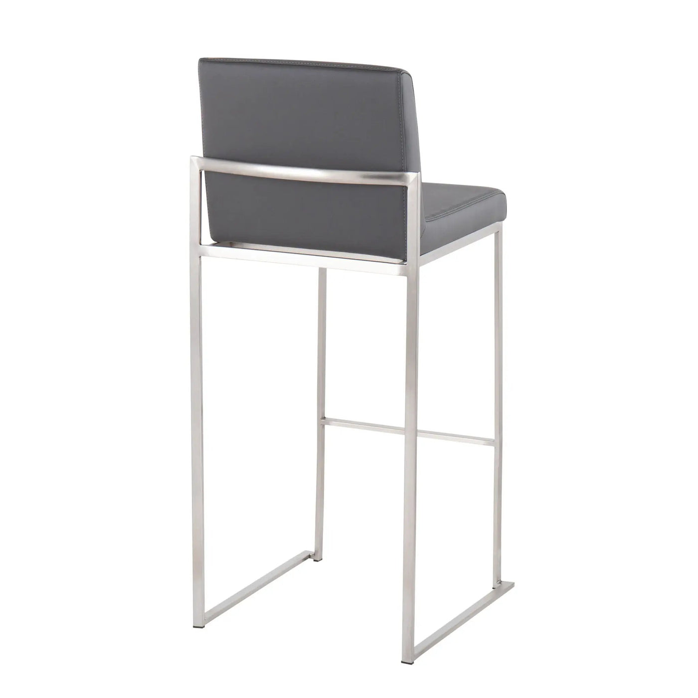 Fuji - Contemporary And Modern Elegance High Back Barstool by HouseOfZazla