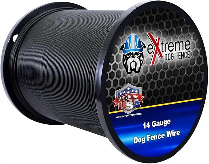 Industrial Grade Dog Fence Wire - 1500 Feet of Thickest Longest Lasting Electric Dog Fence Wire Available -14 Gauge (AWG) UV Resistant and Submersible by eXtreme Dog Fence by GreenHaven Gardens