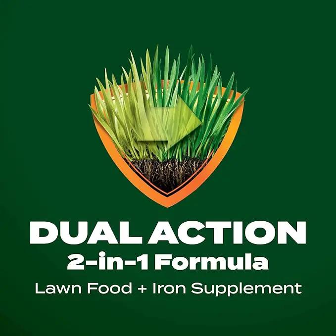 Scotts Liquid Green Max Lawn Food: 2,000 sq. ft., 2-in-1 Fertilizer and Iron Supplement, Use on Any Grass Type, 32 oz. by GreenHaven Gardens