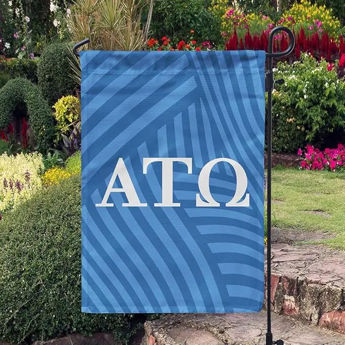 Alpha Tau Omega Licensed Flag Garden 12x19 inches Flag Banner Yard Decor Outdoor Decoration (Alpha Tau Omega #4) by GreenHaven Gardens