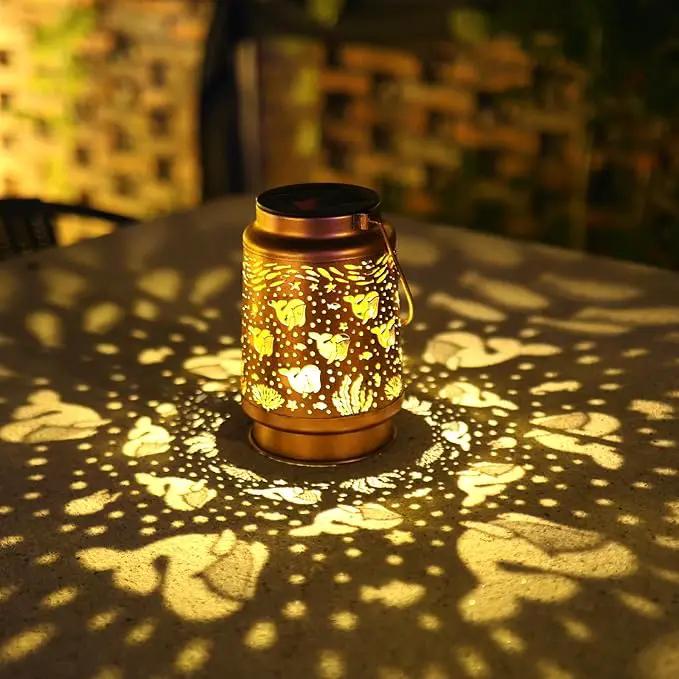 Whale Solar Lanterns Outdoor Waterproof Hanging Sunflower Solar Lights Gifts for Women Men Metal Decorative LED Lanterns Outside for Garden, Yard, Patio, Lawn, Porch, Backyard by GreenHaven Gardens