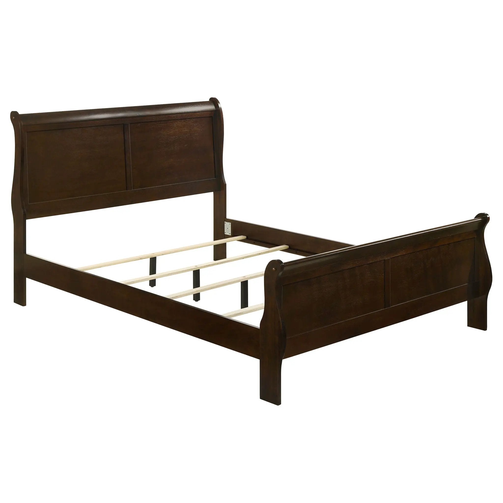 Louis Philippe 4-piece Full Bedroom Set Cappuccino by Unique Piece Furniture