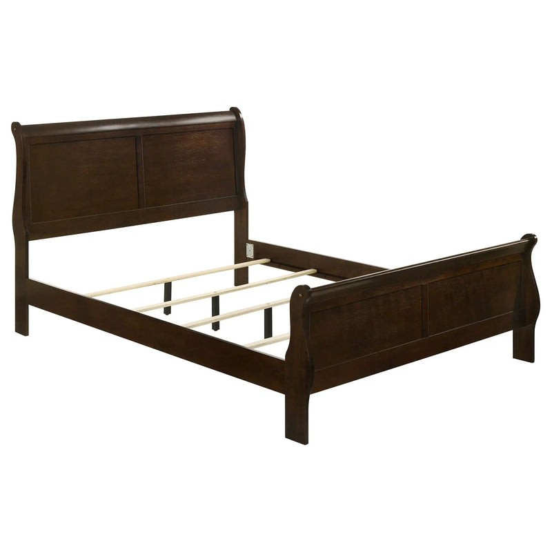 Louis Philippe 4-piece Full Bedroom Set Cappuccino by Unique Piece Furniture