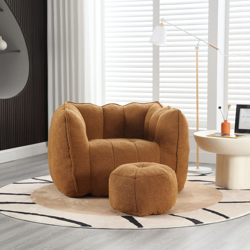 Soft Bean Bag Chair With High Resilient Foam by HouseOfZazla