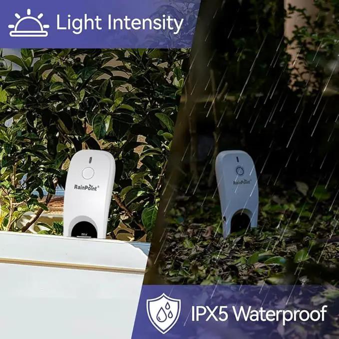 RainPoint Wi-Fi Soil Moisture Meter, WiFi Soil Moisture Meters for Plants, Soil Humidity & Temperature Sensor, Soil Testers Monitor for Garden (Add-on Device, Requires Hub or Gateway), White by GreenHaven Gardens