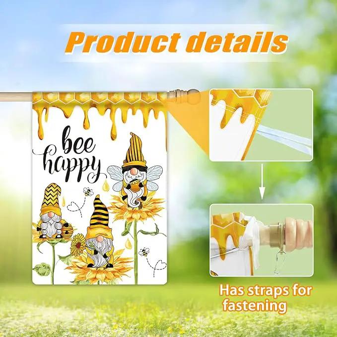 12 Pcs Seasonal House Flags 28x40 Double Sided Seasonal Large Garden Flags for All Seasons Set of 12 Spring Easter Valentine Halloween Christmas Holiday Yard Decoration, Welcome Outdoor Decor 28x40 In by GreenHaven Gardens