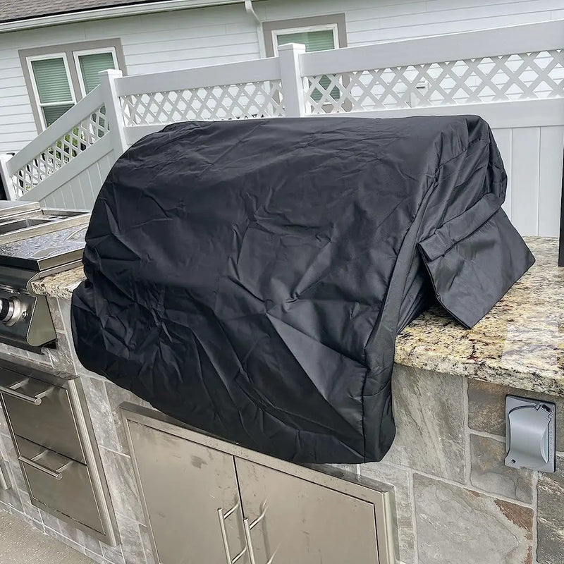 Built-in Grill Cover for Blaze 32 Inch 4-Burner Gas Grill, Cover for Bull Outdoor Built-in Gas Grills 32 Inch, Wateproof Island BBQ Grill Top Cover, Outdoor Kitchen Grill Head Cover by GreenHaven Gardens