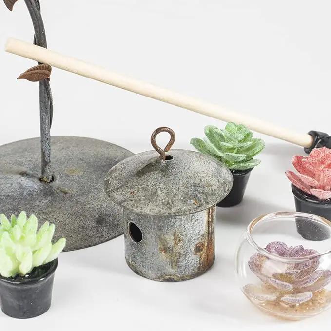 Bbiamsleep Fairy Garden Accessories 1/12 Scale Miniature Scene Fairy Garden Farm and Plant Fairy Garden Kit Outdoor Micro Landscape Decoration(Set of 9) by GreenHaven Gardens