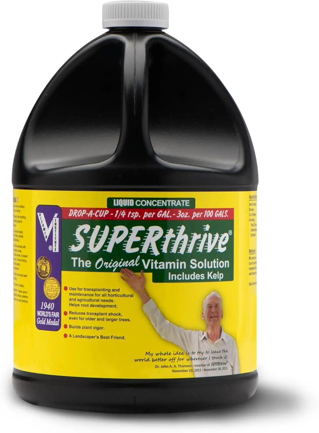 SUPERthrive Plant Vitamin Solution, 1 Gallon, Clear by GreenHaven Gardens