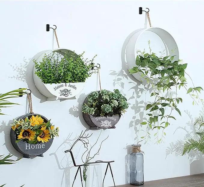 Ceiling Hooks for Hanging Plants 18Pack,2.5 inches Black by GreenHaven Gardens