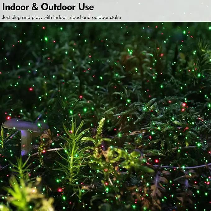 Outdoor Christmas Laser Lights Star Projector, Garden Laser Light with Moving Firefly for Outdoor, Indoor, Christmas, Holiday by GreenHaven Gardens