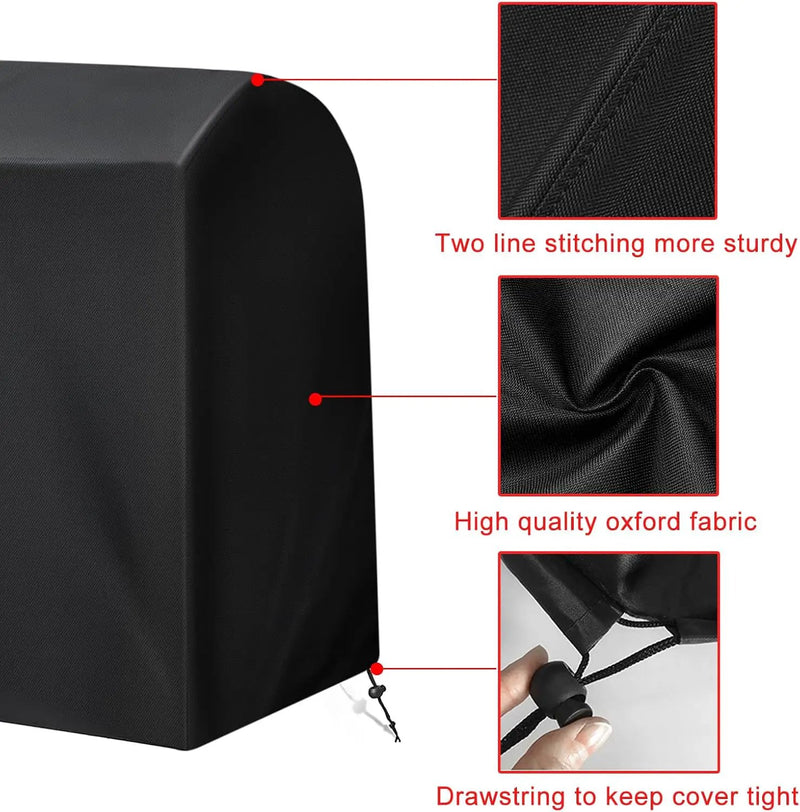 Grill Cover, 40-Inch Heavy Duty Waterproof UV Resistant BBQ Grill Cover for Outdoor Grill, Fit for Nexgrill Brinkmann Weber Char-Broil and More by GreenHaven Gardens