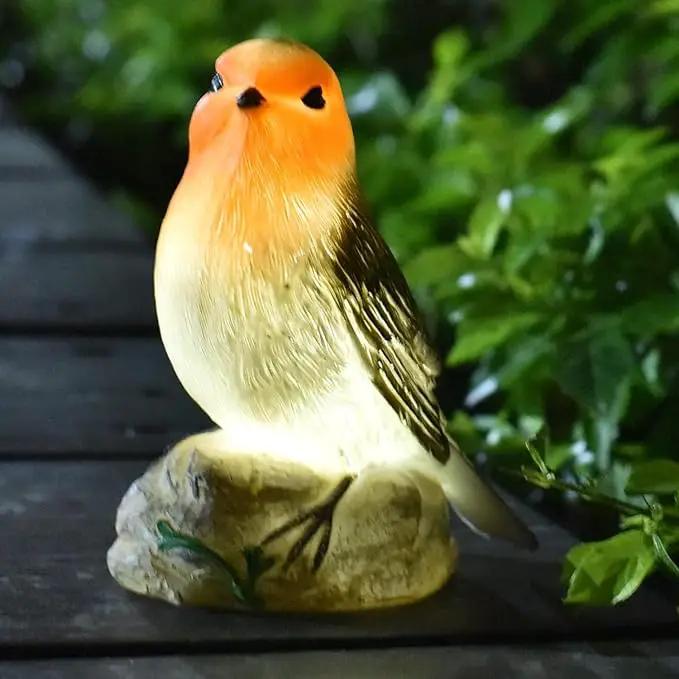 Solar Garden Outdoor Statues Bird Lights, Cute Birds Garden Decor for Outside, Christmas Birthday Gifts for Women, Unique Mother Grandma Housewarming Gifts and Yard Decoration by GreenHaven Gardens