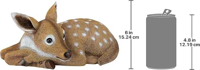 Design Toscano Hershel, the Forest Fawn Baby Deer Statue by GreenHaven Gardens