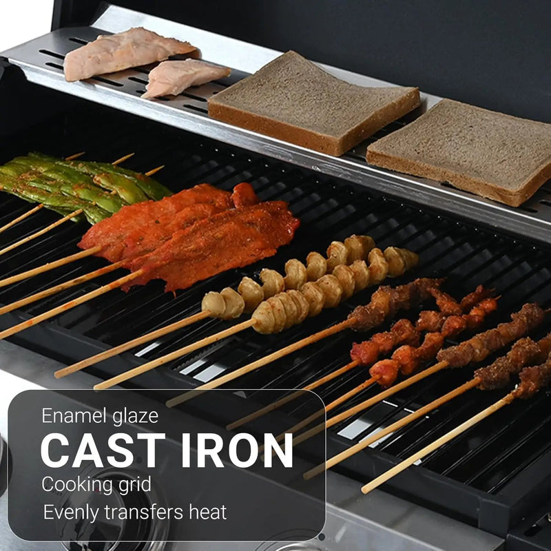 Endark4-burner| 34,000 BTU multi-purpose stainless steel grill | Suitable for outdoor cooking, patio, backyard, barbecue and camping | suitable for grilling, frying, pizza by GreenHaven Gardens