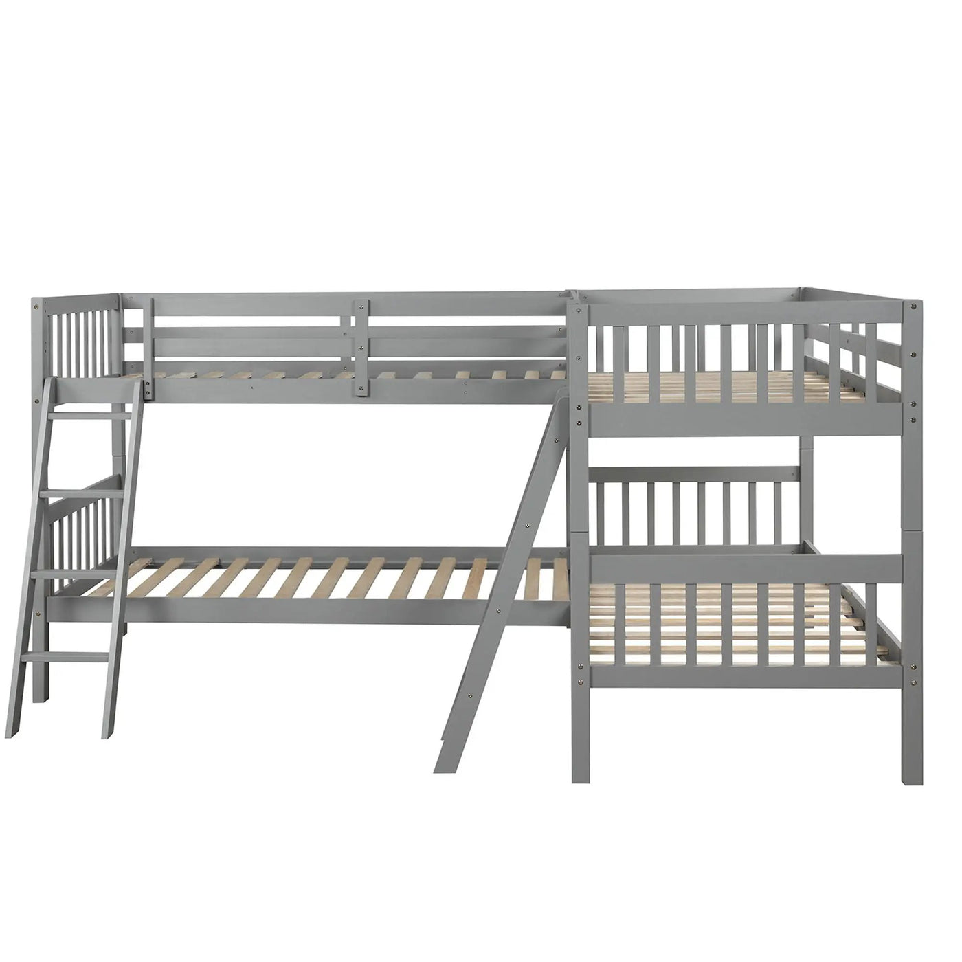 L Shaped Bunk Bed With Ladder by Unique Piece Furniture