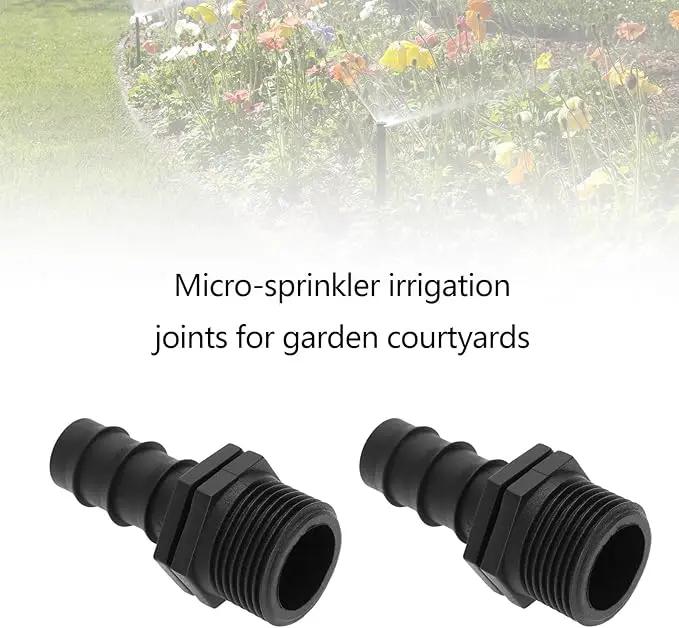 SING F LTD 20pcs 20mm to 3/4 Inch Couplings Irrigation Hose Connector Garden Hose Connector Kit Barb Connector for Drip Irrigation System Garden Pipe Fitting by GreenHaven Gardens