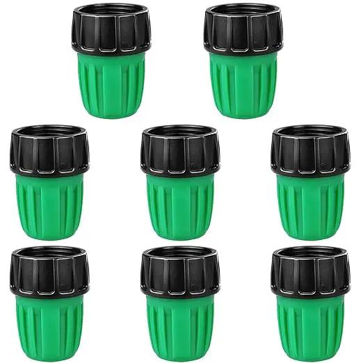 3/4 Inch Female Pipe Thread to 1/2 Inch Drip Irrigation Tubing Adapter: 8 Pieces 1/2 in. Barbed Drip Line x 3/4 in. Faucet PVC Adapter Connect 3/4" FHT Faucet, Sprinkler Manifold, Garden Hose by GreenHaven Gardens