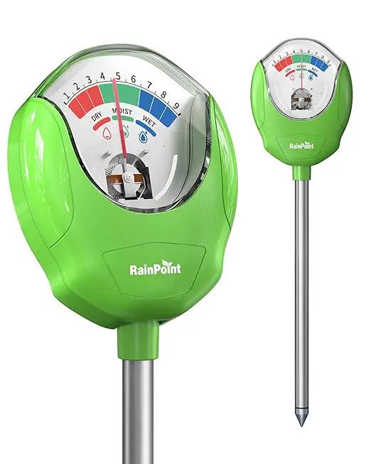 RAINPOINT Soil Moisture Meter for Plants - Accurate Plant Water Meter for Houseplants and Outdoor Plants,Gardening,Farming,No Batteries Needed(Green) by GreenHaven Gardens