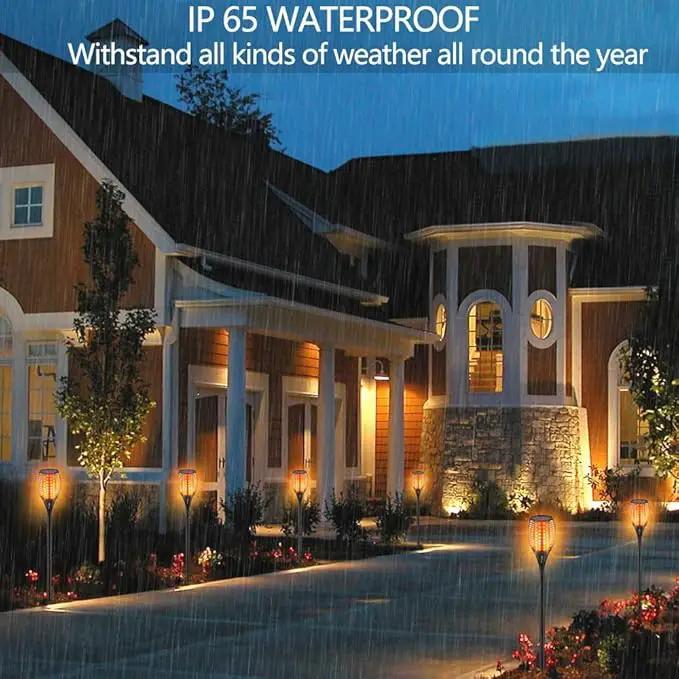 Aityvert Upgraded Larger Solar Torch Lights, Waterproof Outdoor Dancing Flames Lights, Flickering Flames Garden Light, Landscape Decoration Pathway Patio Lights 43" 96 LED (2 Pack) by GreenHaven Gardens
