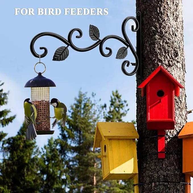 2 Pack Plants Hangers Outdoor Indoor Decor, Wall Hooks for Hanging Plant Bracket, Plant Hooks for Bird Feeder, Wind Chime, Lights, Lanterns by GreenHaven Gardens