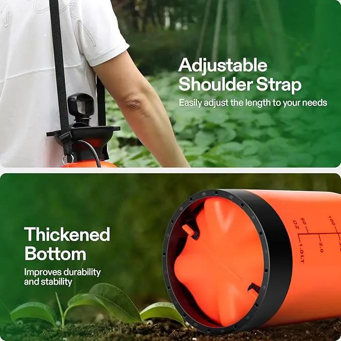 VIVOSUN 0.8-Gallon Pump Pressure Sprayer, Pressurized Lawn & Garden Water Spray Bottle with Adjustable Shoulder Strap, for Spraying Plants, Garden Watering and Household Cleaning by GreenHaven Gardens