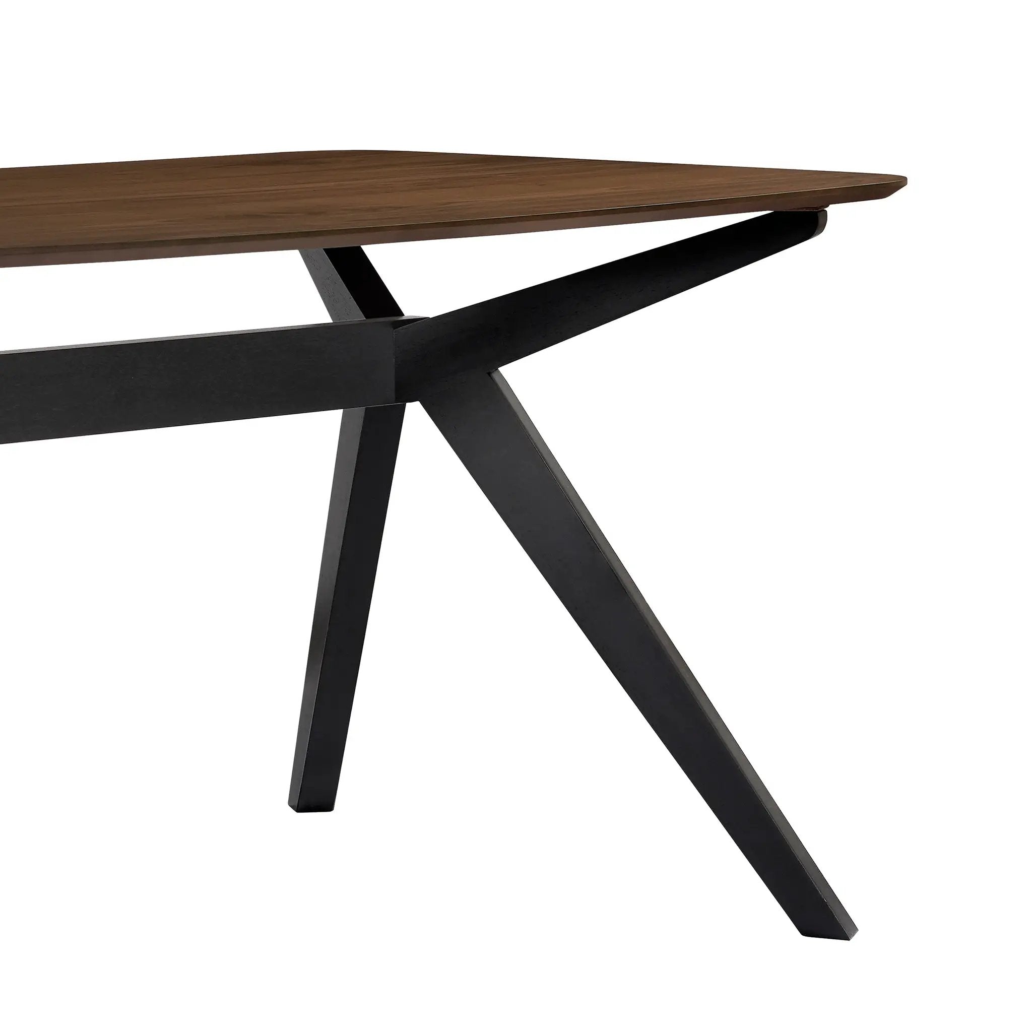 7-Pieces Upholstered Dining Set With Rubberwood Frame, Light Beige + Walnut + Black by HouseOfZazla