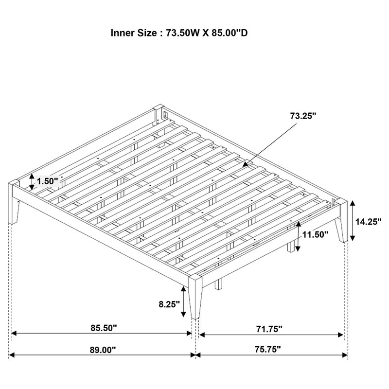 Redmond - Platform Bed by HouseOfZazla