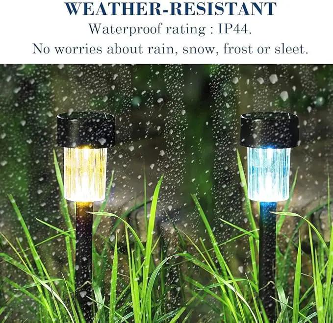 MAGGIFT 12 Pcs Solar Pathway Lights Solar Powered Lights, Outdoor Change Color Automatically Solar Landscape Lights for Lawn, Patio, Yard, Walkway, Deck, Driveway and Garden, RGB Color Changing by GreenHaven Gardens