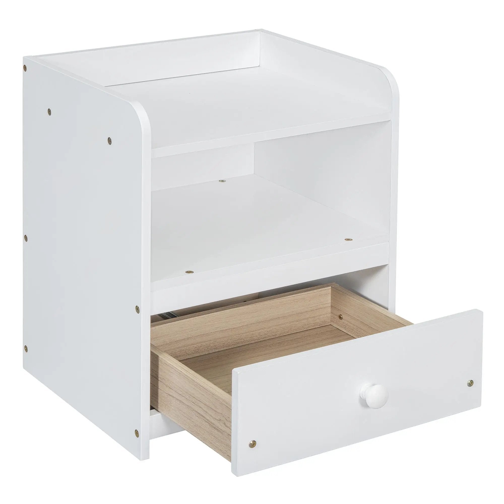 Platform Bed With Multi Functional Storage Space, Nightstand, 2 Drawers, USB Ports And Desk