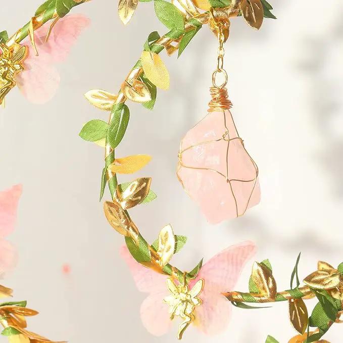 Butterfly Crystal Sun Catcher Hanging Good Luck Charms Suncatcher Room Decor Prism Rainbow Maker for Windows Home Office, Blessed Gift Ideas for Chrismas Thanksgiving Birthday by GreenHaven Gardens