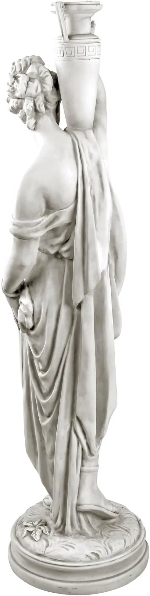 Design Toscano Dione the Divine Greek Water Woman Indoor/Outdoor Garden Statue, Grande, 38 inches tall, Cast Stone Resin, Antique Stone Finish by GreenHaven Gardens