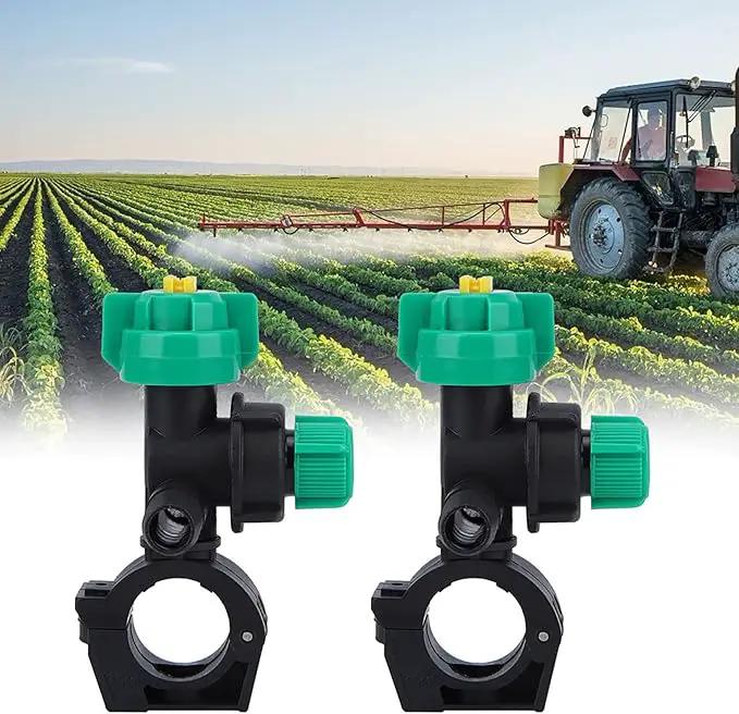 Misting Nozzles, External Thread Agricultural Sprayer Fan Shaped Spraying Nozzle, Hose Drip Irrigation Sprayer Nozzle for Agriculture, 2 Pcs by GreenHaven Gardens