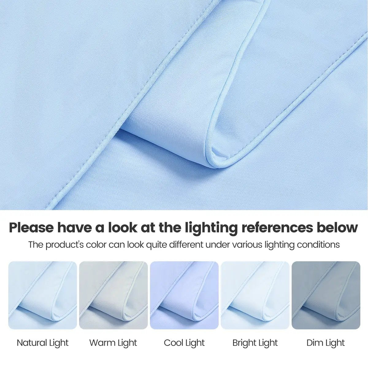 1-Piece 60x90" Cooling DA Comforter, Ice by HouseOfZazla