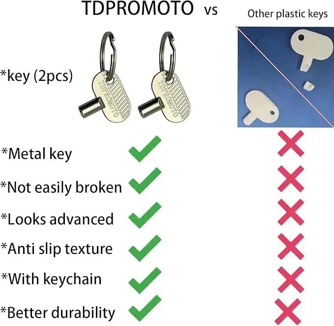 Sprinkler Controller Door Key Sprinkler Timer Lock Key for Orbit and Hydro-Rain, Metal (2pcs) by GreenHaven Gardens