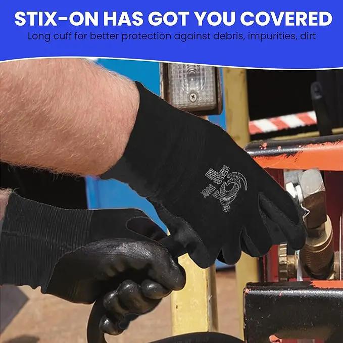 10 OR 20 Pairs Work Gloves–Heavy Duty Rubber Coated Safety Work Gloves–Multipurpose Gloves by GreenHaven Gardens