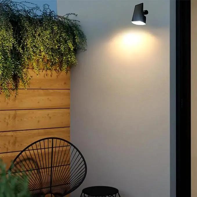 Outdoor Light Solar-Powered 3 Levels of Brightness，Waterproof IP65 can be Installed on Walls, Beside walkways, on lawns and Near Green Plants- 4 Pack (Warm) by GreenHaven Gardens