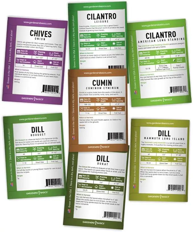 Gardeners Basics Complete Medicinal Herb Seeds for Planting Collection - 35 Best Herbs Variety Pack for Teas and Home Remedies - Indoor, Outdoor, Hydroponic Herbal Herbalist Seed - Non-GMO, Heirloom by GreenHaven Gardens