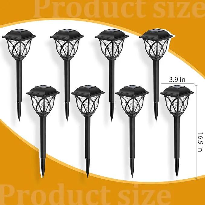 GIGALUMI Solar Lights Outdoor Waterproof, 8 Pack LED Solar Garden Lights, Solar Lights for Outside, Garden Decor for Yard, Patio, Landscape, Planter, Walkway (Warm White) by GreenHaven Gardens