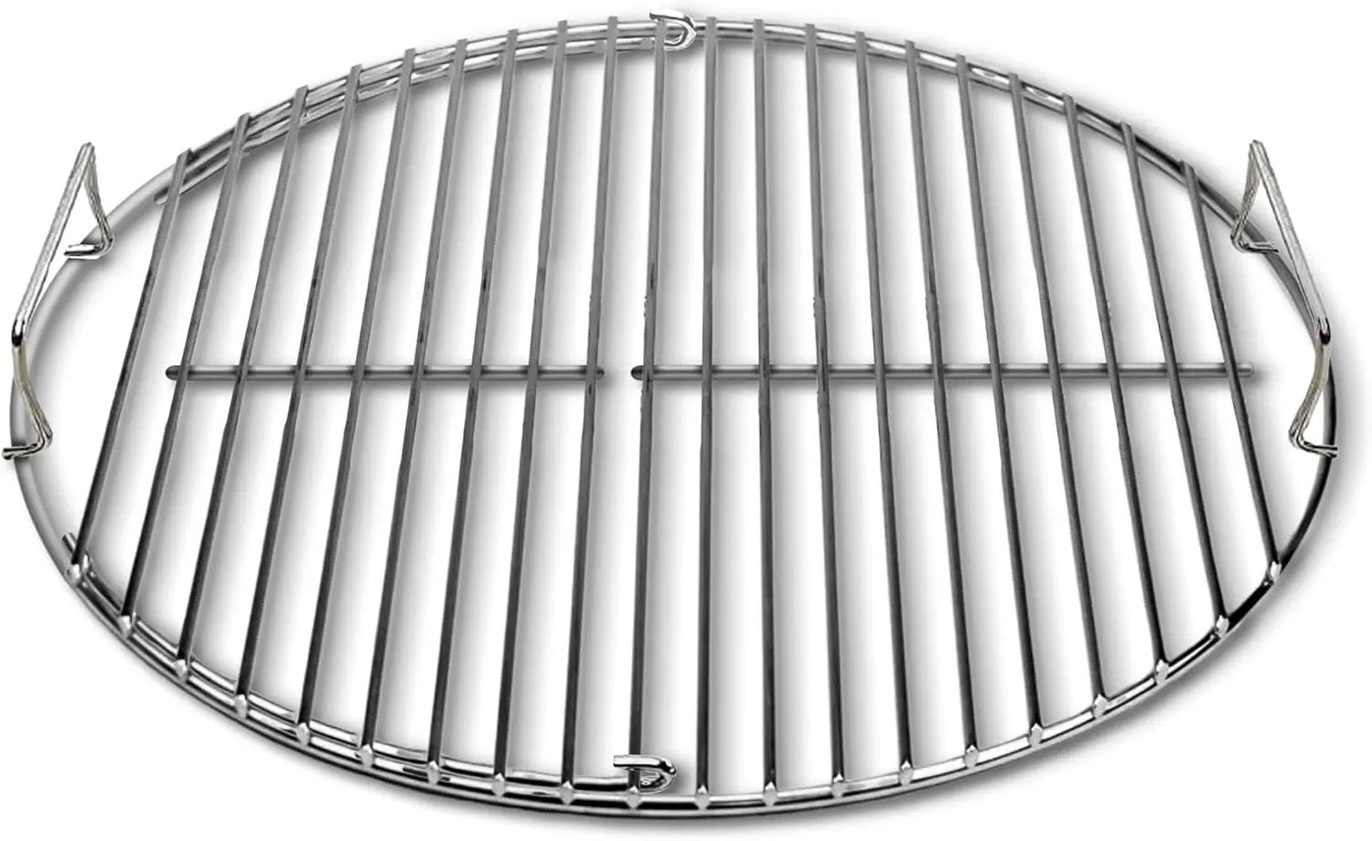 SnS Grills EasySpin Charcoal Grill Cooking Grate, 304 Stainless Steel, Large Hinged Opening, Perfect for 2-Zone Cooking, Replacement Grate Compatible with Weber & Other Grills - 18” Inches by GreenHaven Gardens