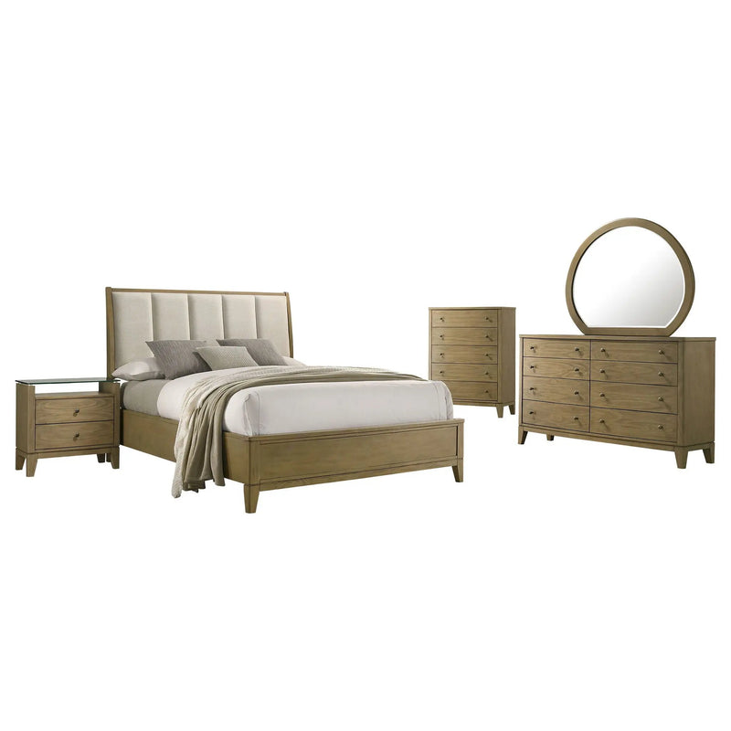 Granada 5-piece Eastern King Bedroom Set Natural Pine by Unique Piece Furniture