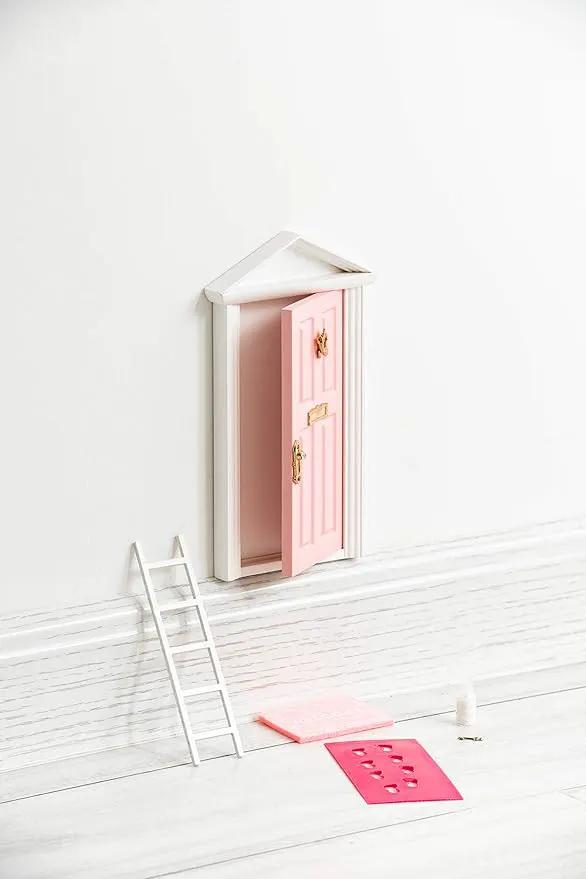 18.5cm Little Magical Fairy Door Opening with Accessories/Tooth Fairy Door for Fairy Tale Education Learning Toy Pretend Playset for Kids DIY Fairy Garden by GreenHaven Gardens