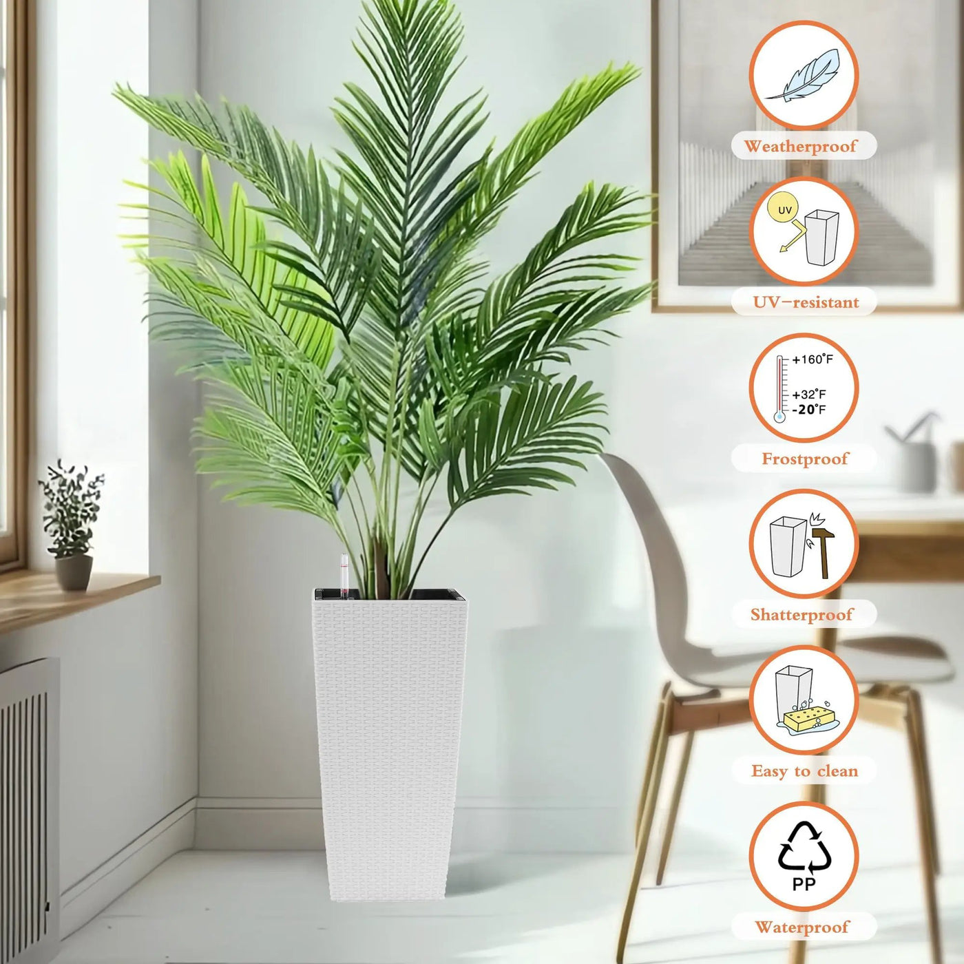 Indoor Outdoor Planter With Automatic Watering System by HouseOfZazla