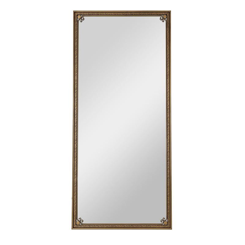 Full Length Mirror With Stand, Floor Standing Dressing - Antique Gold by HouseOfZazla