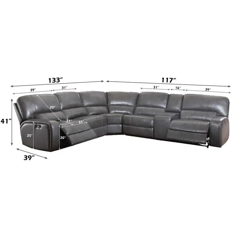 Saul - Sectional Sofa by Unique Piece Furniture