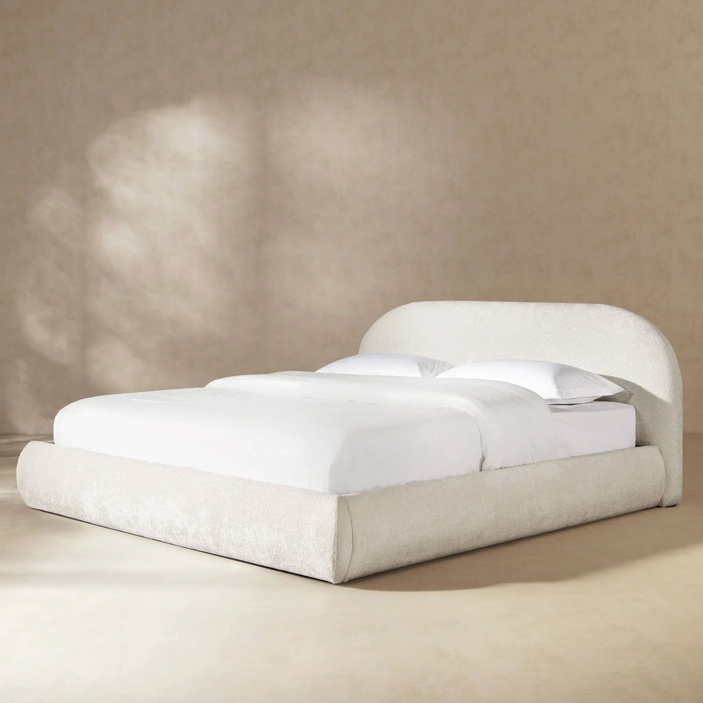 Archie Puffy Grounded - Upholstered Platform Bed by Unique Piece Furniture